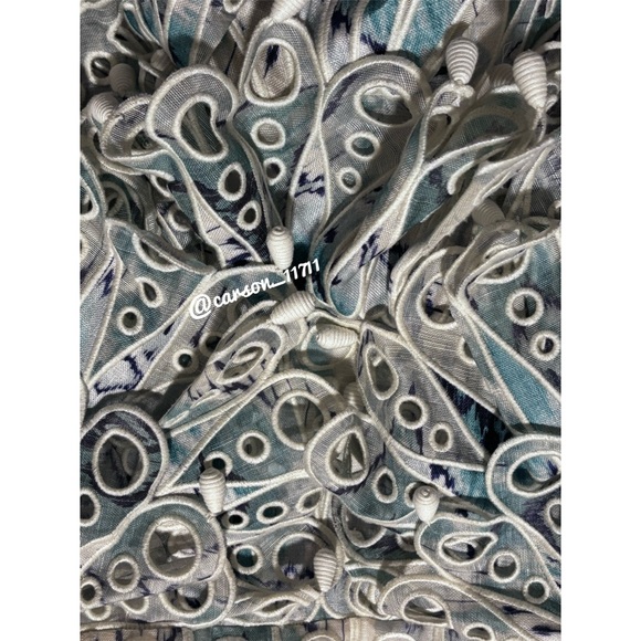 NWT Zimmermann Glassy Wave Embroidered Guipure Flip Skirt AU0 or AU1 - Picture 5 of 5